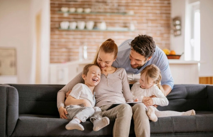 Seguro para el hogar que protege a la familia y la vivienda